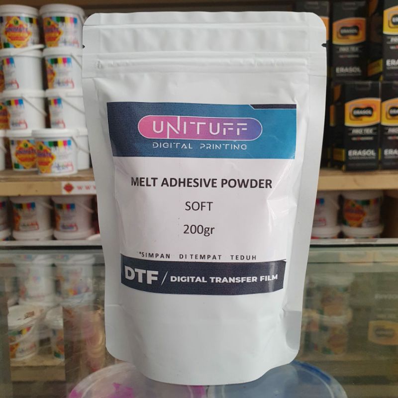 Jual Unituff Melt Adhesive powder SOFT untuk DTF Print @250gram ...