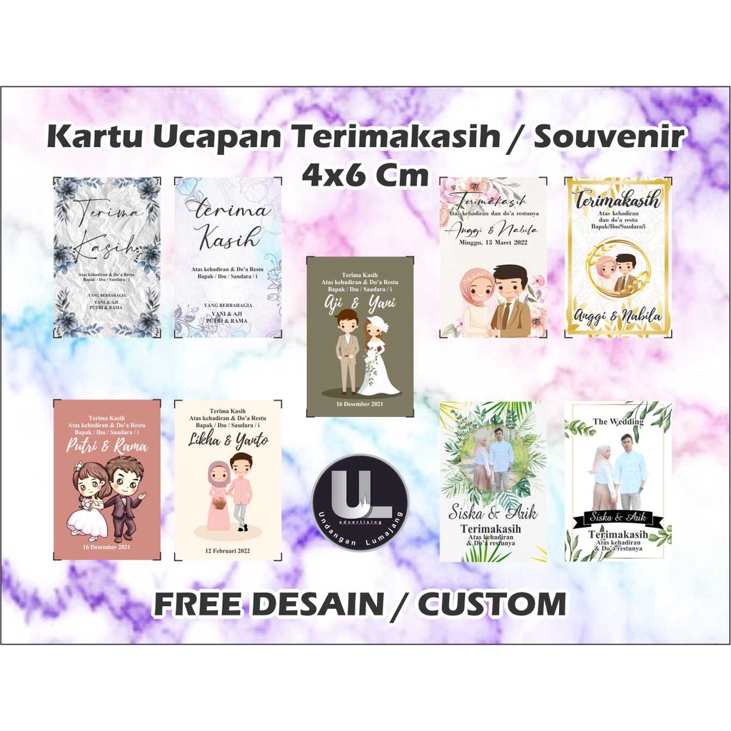 Jual Kartu Ucapan Terimakasih / Souvenir | Shopee Indonesia