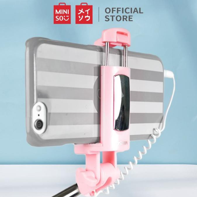 Jual Original Miniso Official Fashionable Selfie Stick Model Ws Pink Mn Shopee