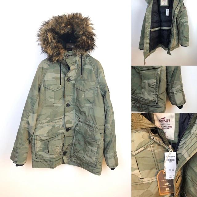 Down blend parka hollister best sale