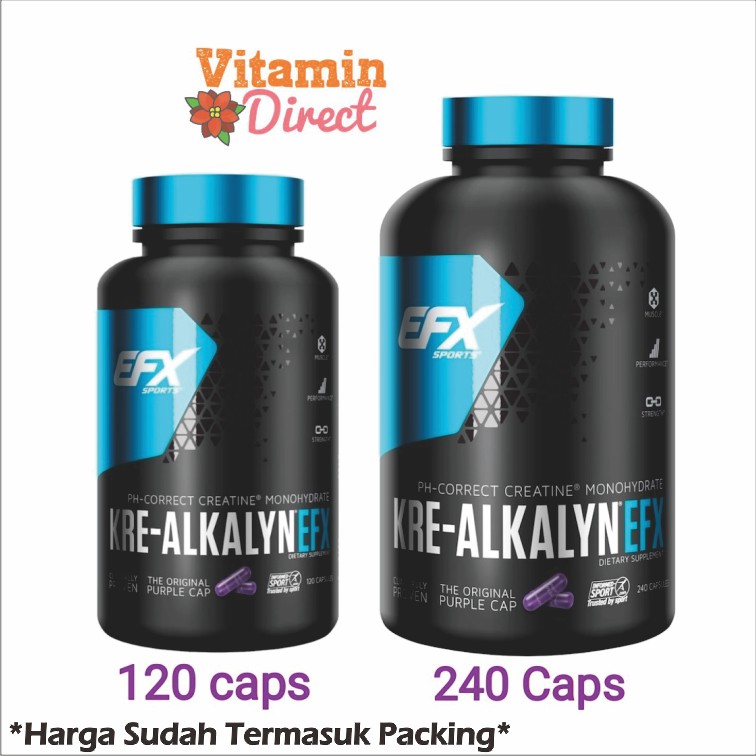 Jual Creatine EFX SPORTS KREALKALYN KRE ALKALYN KREALKALYN EFX 120 or