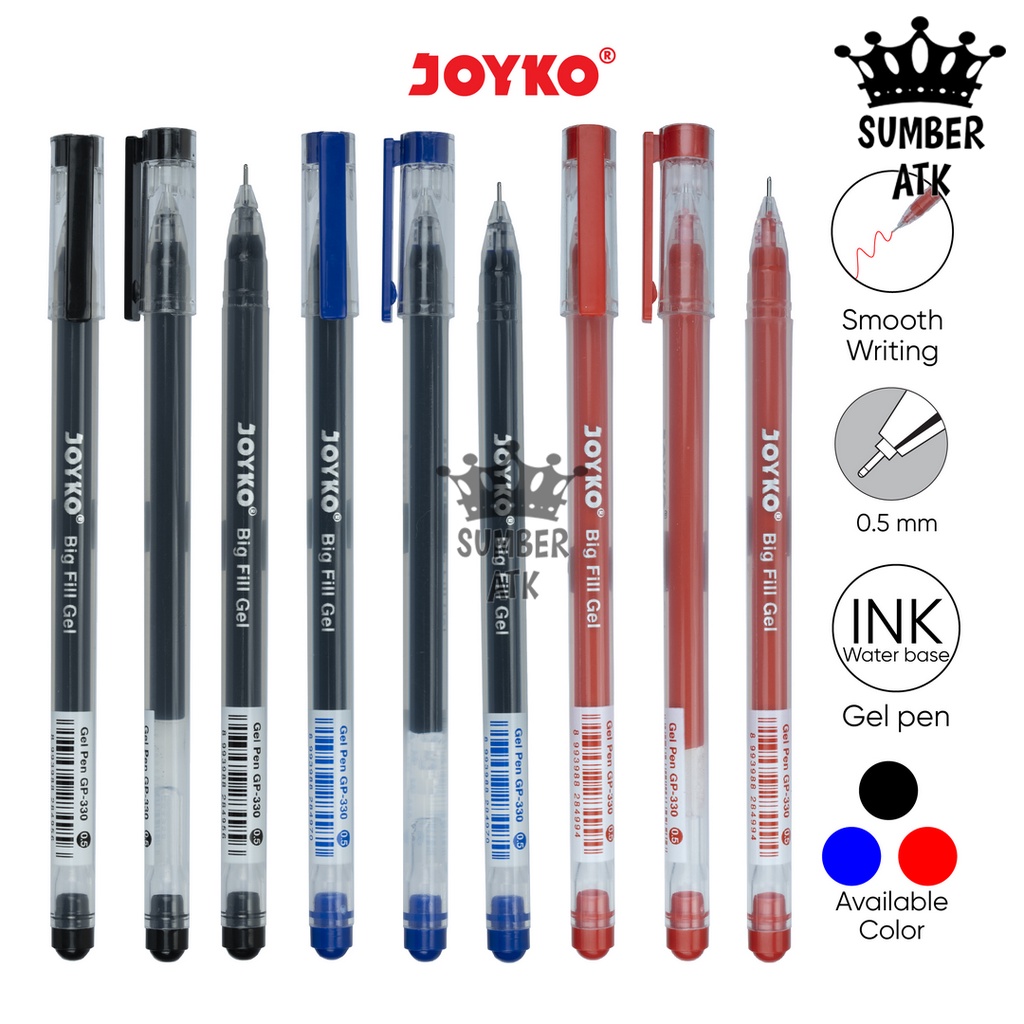 Jual Gel Pen Pulpen Pena Joyko Gp Big Fill Gel Mm Shopee Indonesia