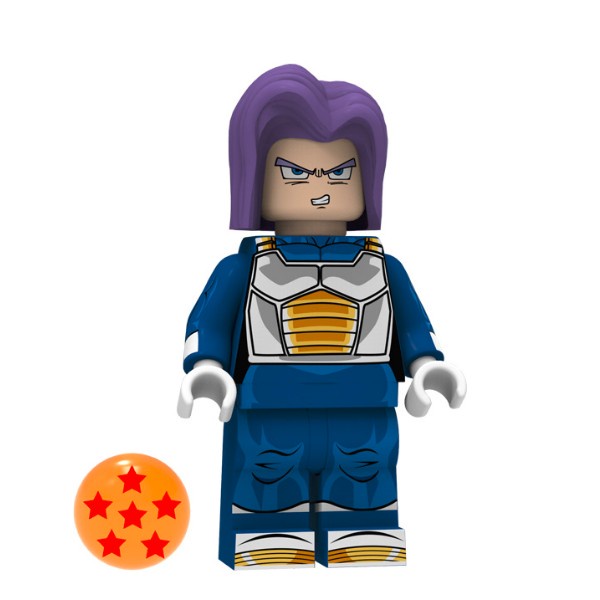 Jual Dragon Ball Trunks Teenage Cell Fight Vegeta Saiyan Minifigure