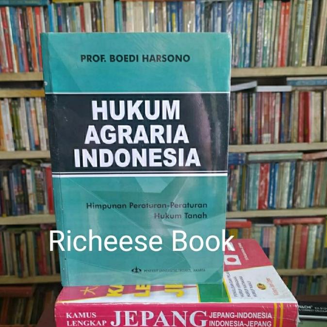 Jual Buku Himpunan Peraturan2 Hukum Agraria Indonesia Ori Boedi Harsono ...