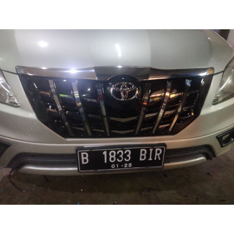 Jual Grill Innova Barong 2014 2015 Model Alphard Plastik ABS Hitam ...