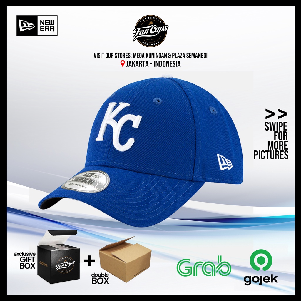  New Era 9Forty Kansas City Royals Hat The League Adjustable  Royal Blue Alt Cap : Sports & Outdoors