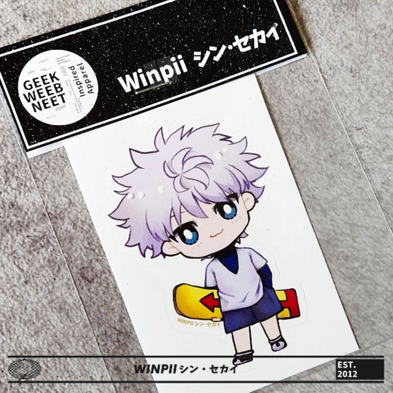 Jual Stiker Killua Zoldyck Anime Hunter x Hunter | Shopee Indonesia