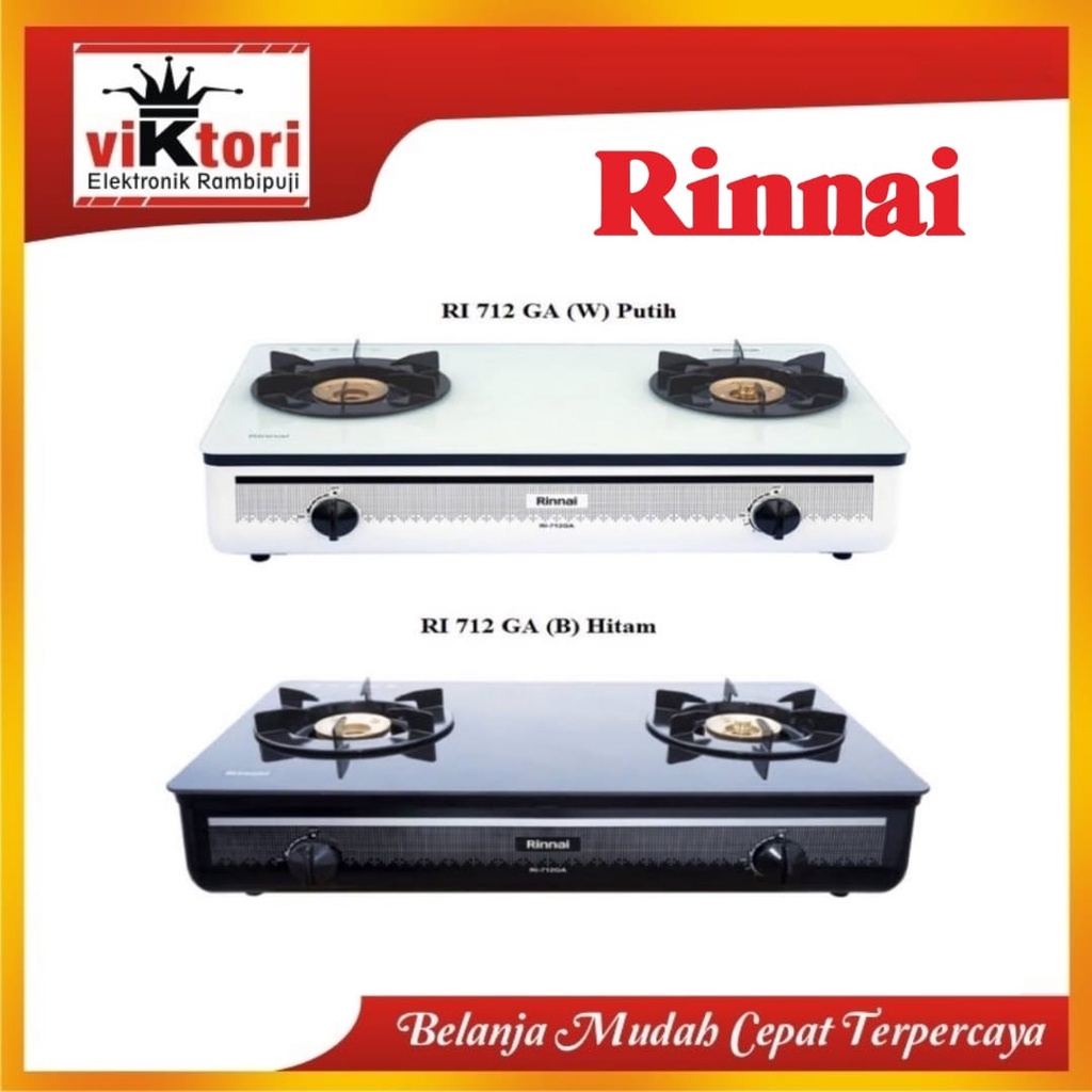 Jual RINNAI RI712GAB 712GAW / KOMPOR GAS RINNAI KACA 2 TUNGKU SCHOTT API  BESAR API LILIN / KOMPOR RINNAI / KOMPOR KACA | Shopee Indonesia