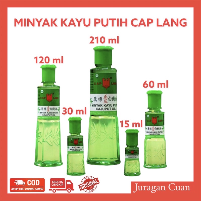 Jual Minyak Kayu Putih Cap Lang 15 Ml 30 Ml 60 Ml 120 Ml / MKP 15 Ml 30 ...