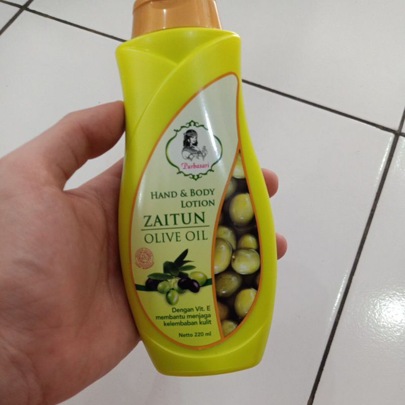 Jual Purbasari Hand and Body Lotion Zaitun Olive Oil Shopee Indonesia