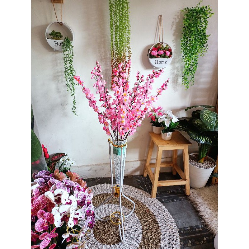 Jual STANDING BUNGA SAKURA DEKORASI PELAMINAN BACKDROP | Shopee Indonesia