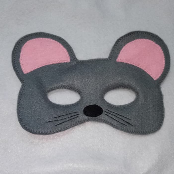 Jual Topeng Hewan Tikus Mouse Felt Mask Kostum Pesta Karnaval Drama ...