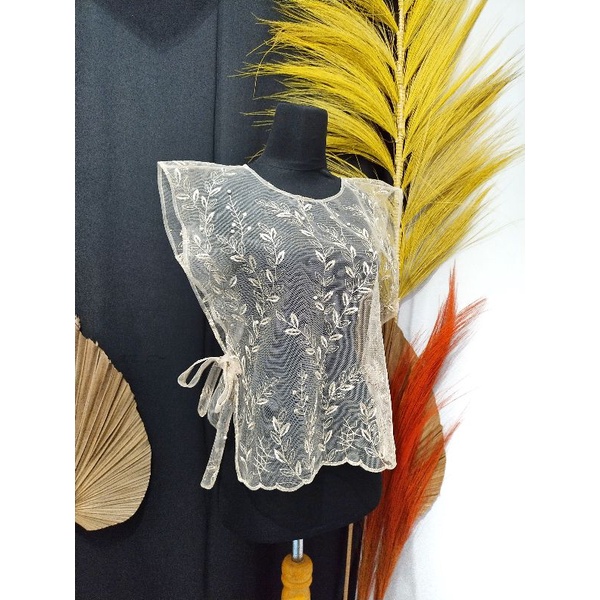 Jual Rompi Tali Samping Tile Mutiara Vest Classy Outer Kondangan ...
