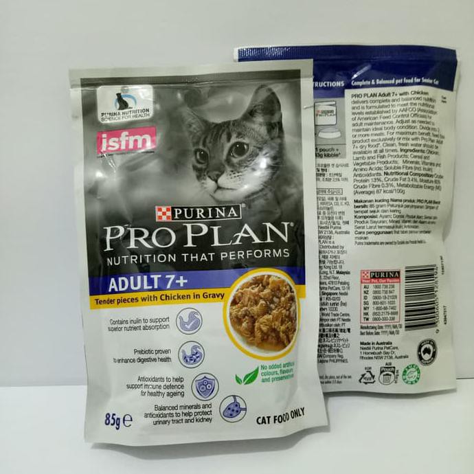 Jual Ini Pro Plan Proplan Wet Food Sachet Pouch Adult Chicken In Gravy Shopee Indonesia