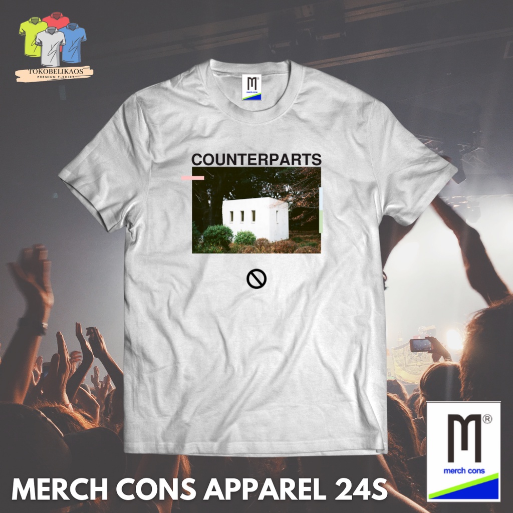 Jual PMD95 | KAOS BAND COUNTERPARTS TAG MERCHCONS APPAREL | SIZE LUAR ...