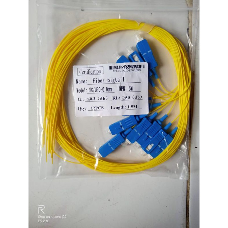 Jual pigtail sc upc 0.9mm | Shopee Indonesia