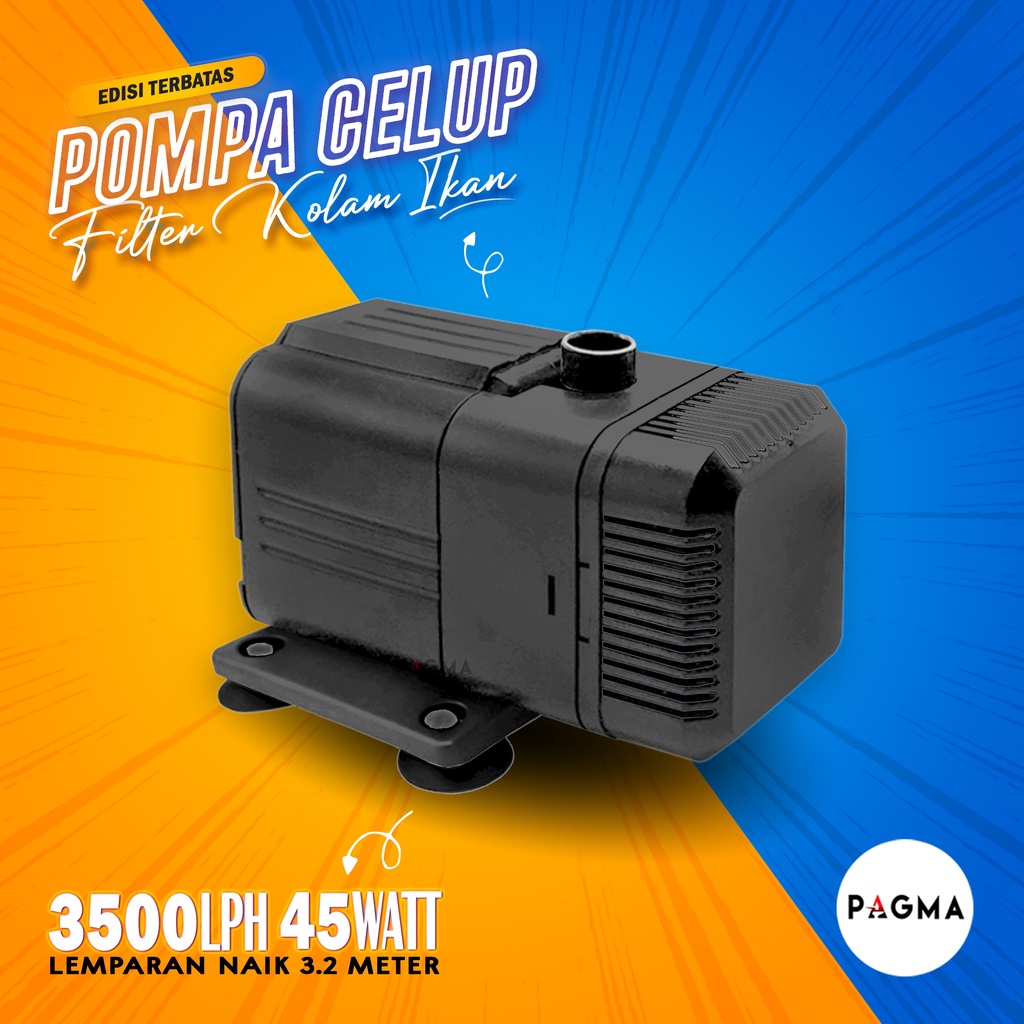 Jual Pompa Air Filter Celup Mesin Kolam Ikan Hias Koi Submersible Water