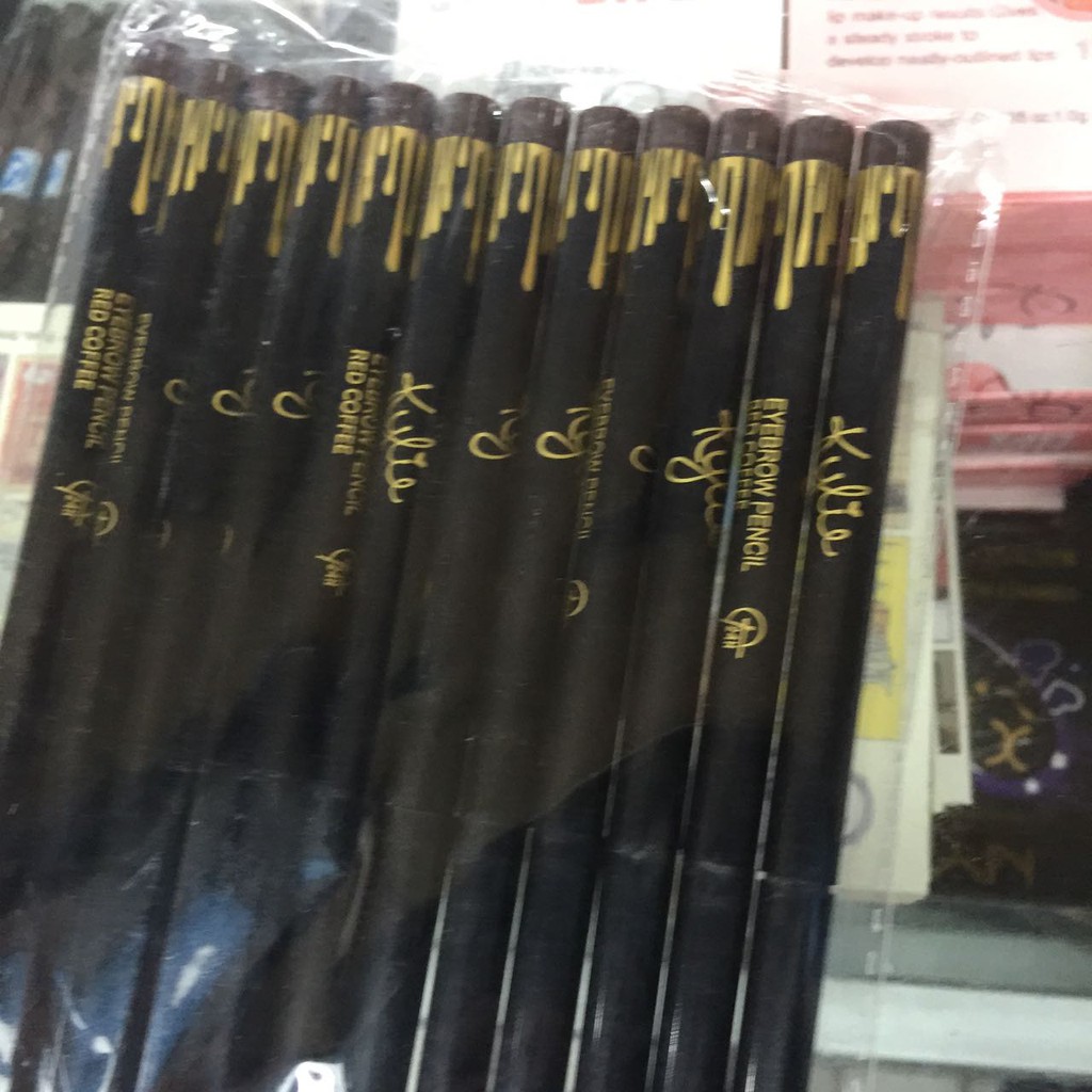 Jual NEW KYLIE CRAYON EYELINER PUTAR / EYEBROW PENCIL KHUSUS COKLAT