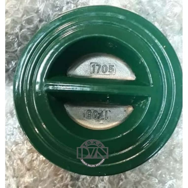 Jual GALA DN80 3 INCHI WAFER CHECK VALVE CAST IRON, DISC SS304 PN16 ...