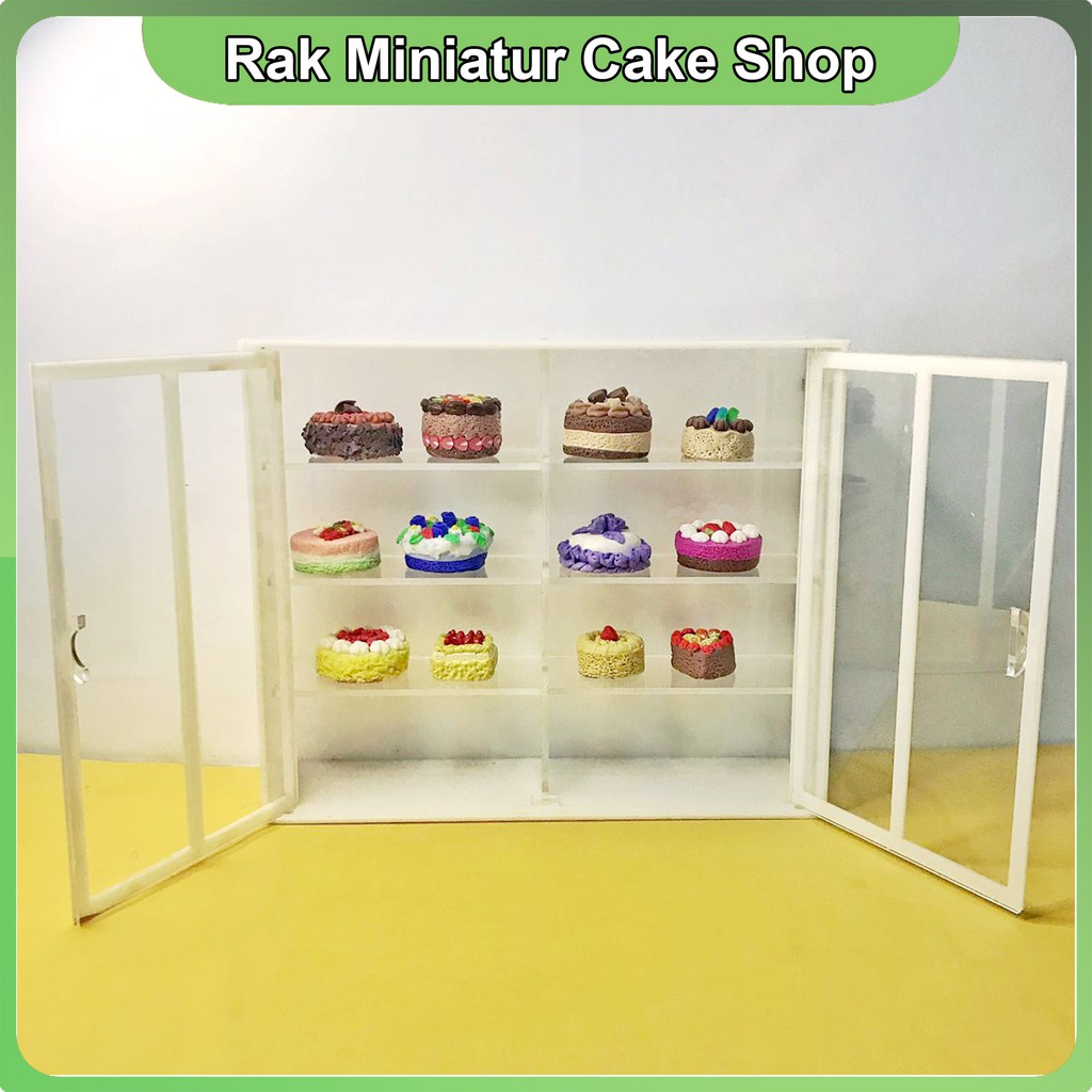 Jual Rak Cake Shop - Bakery Miniatur Bahan Acrylic/Akrilik | Shopee ...