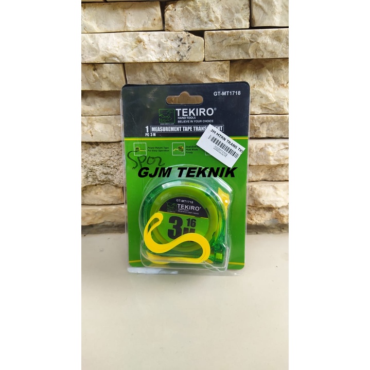 Jual Meteran Transparan 3m Tekiro - casing transparan | Shopee Indonesia