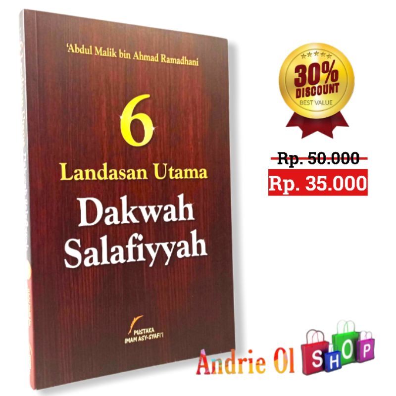 Jual Buku 6 Landasan Utama Dakwah Salafiyah | Pustaka Imam Syafii ...