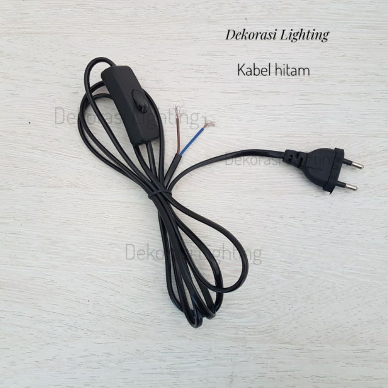 Jual kabel on off sambungan lampu switch steker on/off saklar colokan ...