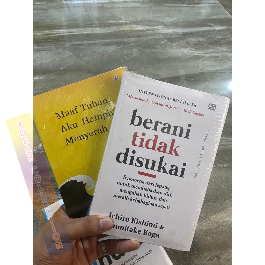 Jual Paket Buku Berani Tidak Disukai Maaf Tuhan Aku Hampir Menyerah Toko Konco Shopee