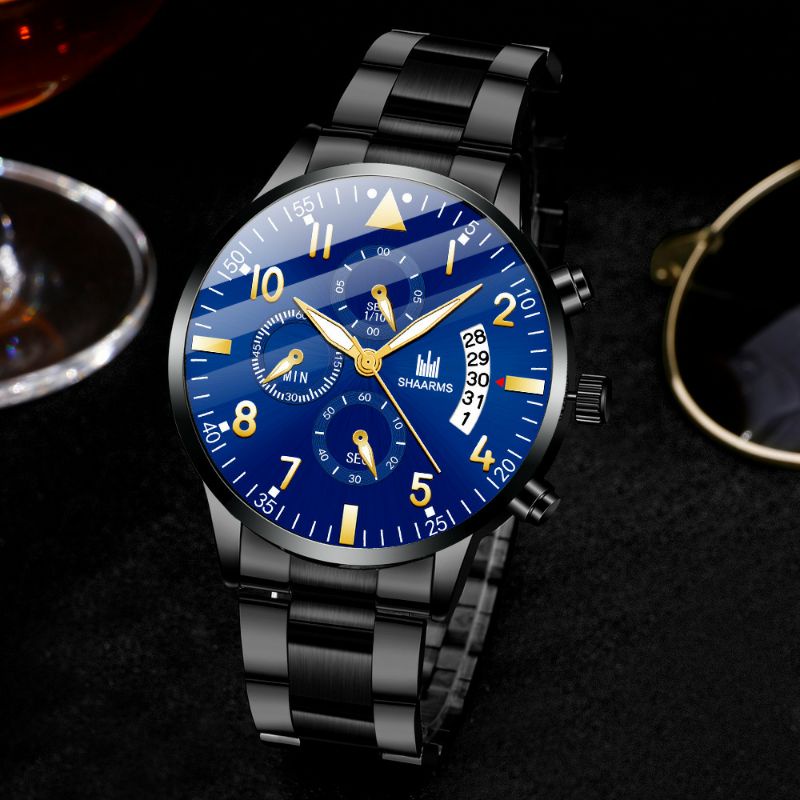 Jual Jam tangan Pria Rantai luxury SHAARMS Original 100% Keren Jam ...