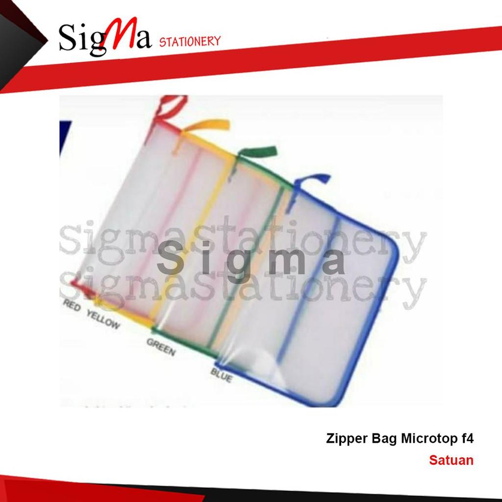 Jual Zipper Bag Map Resleting MICROTOP Folio F4 Satuan Shopee Indonesia