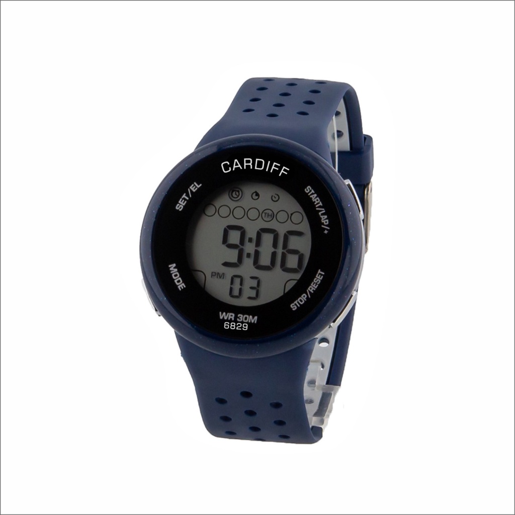 Jual CARDIFF Lcd 6829 Series Jam Tangan Sport Water Resist Shopee
