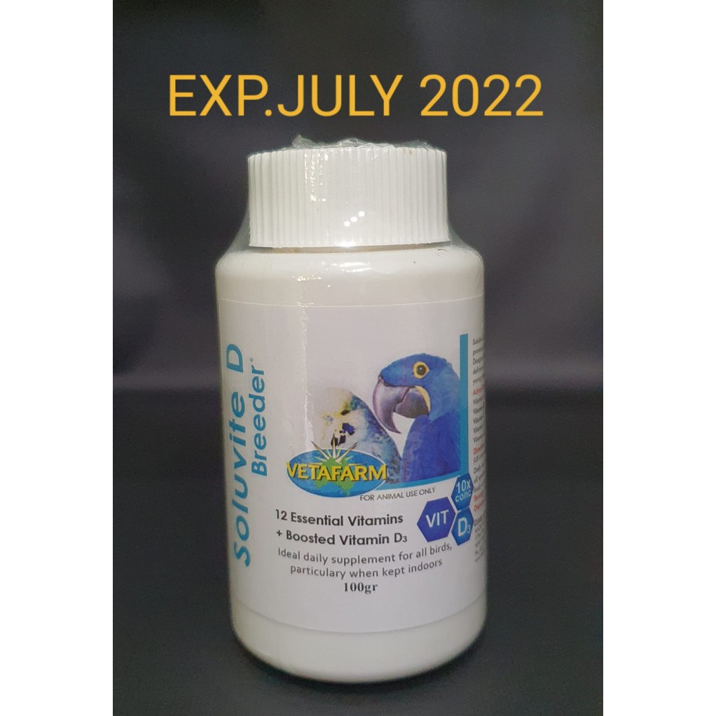 Jual SOLUVIT D BREEDER 100 GR | Shopee Indonesia