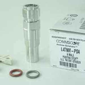 Lot Of 5 CommScope/Andrews L4TNM-PSA 1/2" Heliax N Male Connectors - New, For Coaxial Cable Installations