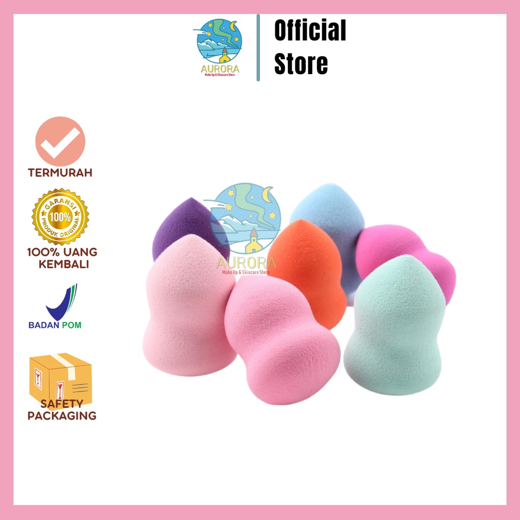 Jual ⭐Aurora⭐ Beauty Blender Shopee Indonesia