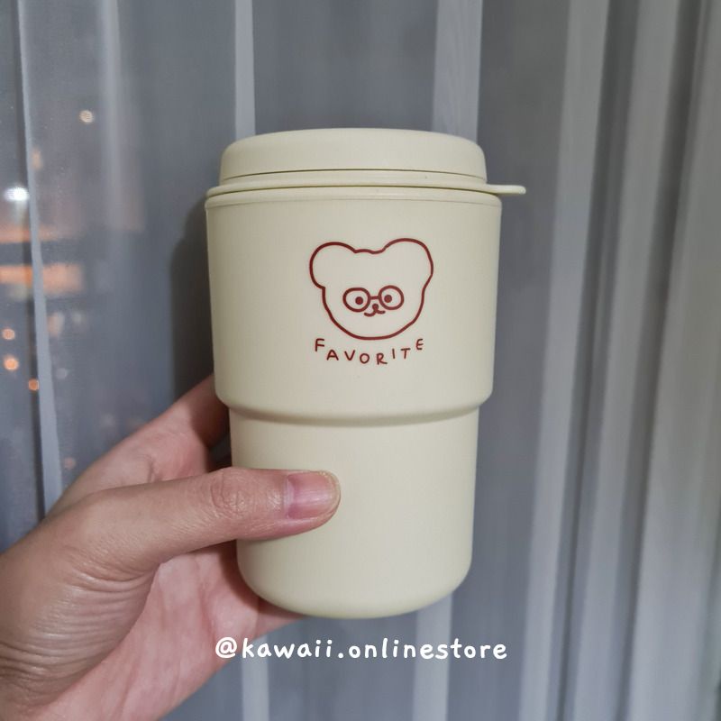 Jual Tumbler Gelas Kopi Plastic Cup Coffee With Lid Aesthetic Cup Korea Shopee Indonesia