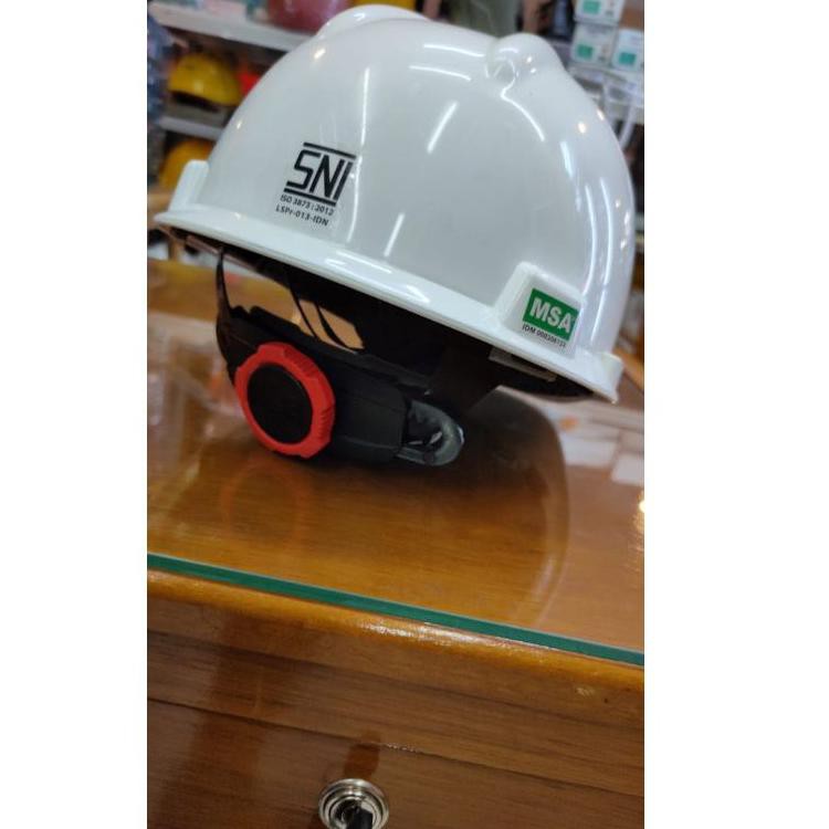Jual Modis.. HELM SAFETY PROYEK MSA FASTRACK (PUTAR) SNI QNR | Shopee ...