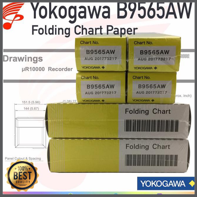 Jual alat Yokogawa B9565AW ZFold Chart Paper Shopee Indonesia