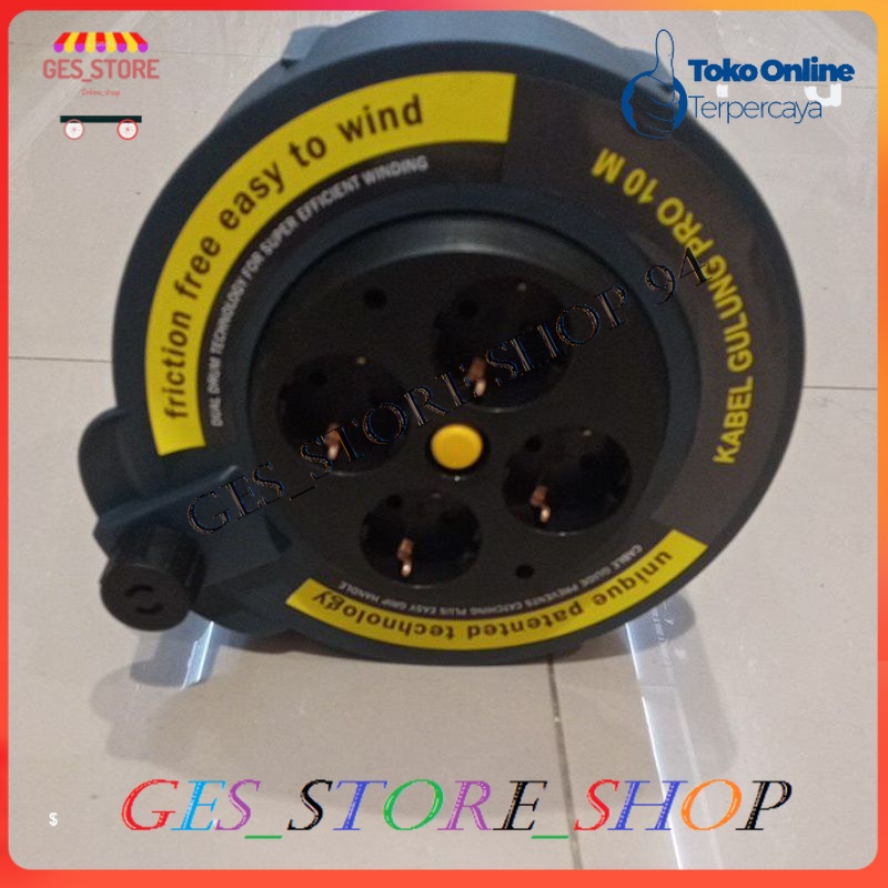 Jual Cabel Roll 10 Mtr/CABLE REEL PRO 10M/Gao sambungan Kable 10 Meter ...