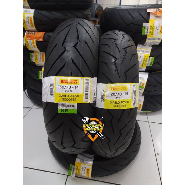 Jual Paket Ban Pirelli Diablo Rosso Scooter Uk Dan