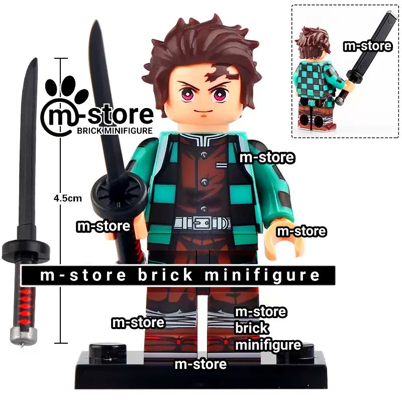 Jual Brick Demon Slayer Kimetsu No Yaiba Mugen Train Tanjiro Kamado Figure Shopee Indonesia 4923