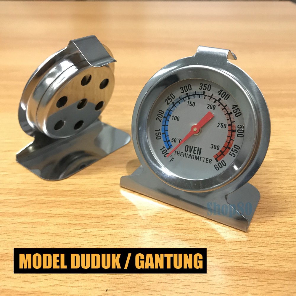 Jual Termometer Oven Duduk Stainlees Thermometer Baking Cooking Kitchen ...