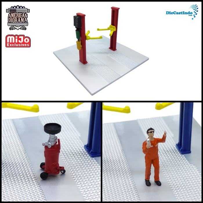 Jual American Diorama Figure 2 Post Lift 1:64 Mijo Exclusive | Shopee ...