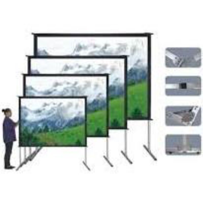 Jual LAYAR FAST FOLD MOBILE SCREEN BRITE FAS - 3020FR 150
