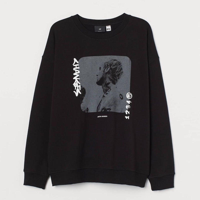 Jual CREWNECK H M JUSTIN BIEBER Shopee Indonesia