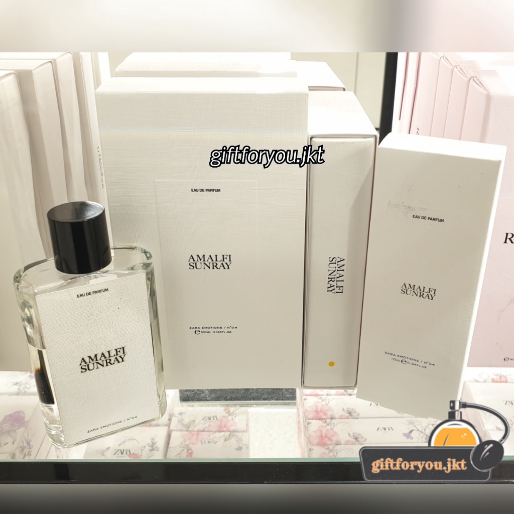 Parfum Zara Amalfi Sunray Candle Zara Emotions Jo Malone Perfume Wanita Original 40 90 ml EDP Lilin