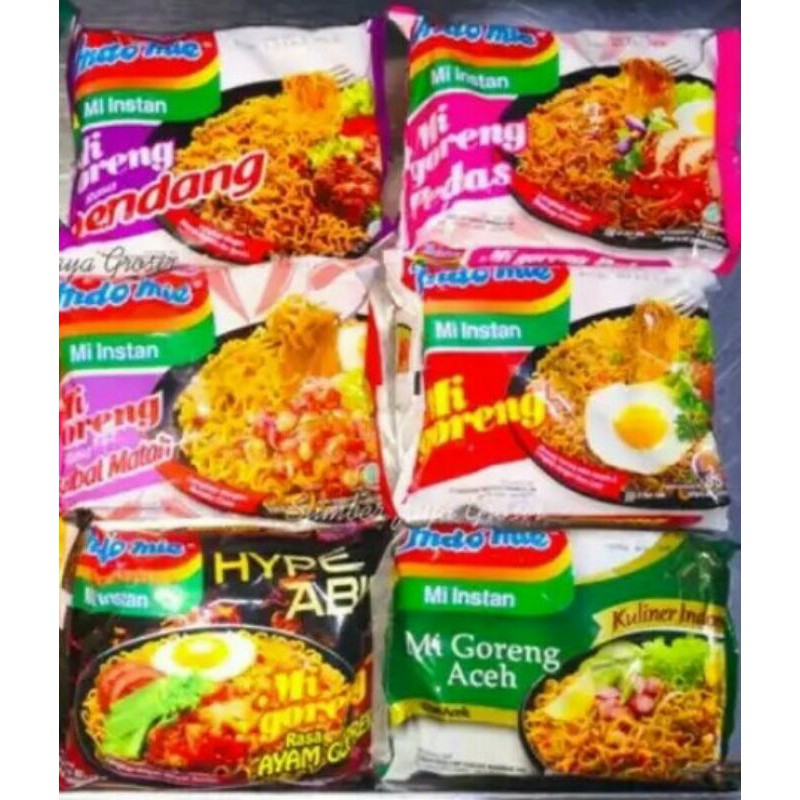 Jual Mie Indomie All Varian Soto Kuah Mi Goreng Aceh Rendang Shopee Indonesia