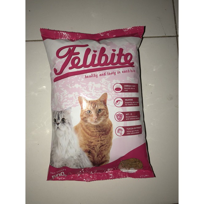 Jual Makanan kucing Felibite Tuna - FISH Kibble Freshpack 500g | Shopee ...