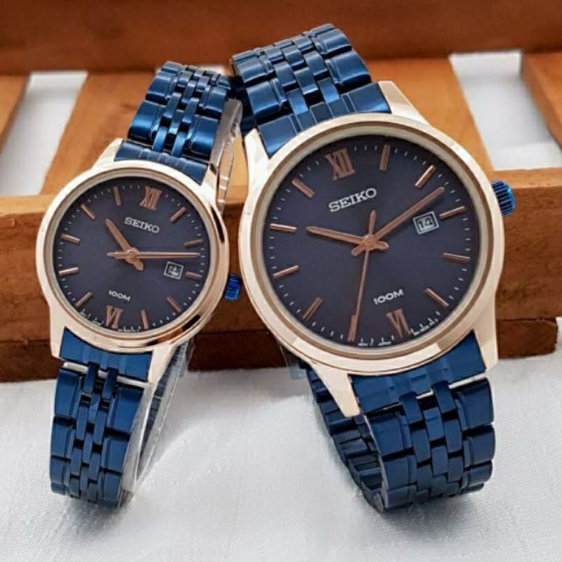 Jual JAM TANGAN SEIKO COUPLE WATERRESIST Shopee Indonesia