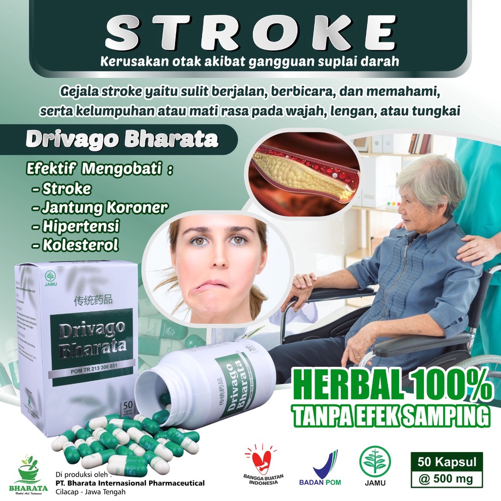 Jual Obat Stroke Paling Ampuh Drivago Bharata Obat Stroke Ringan