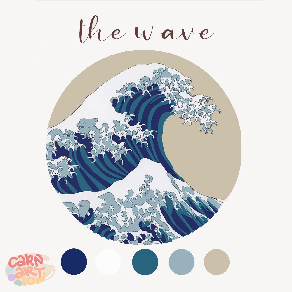 Jual THE WAVE - PAINT BY NUMBER KIT | Shopee Indonesia